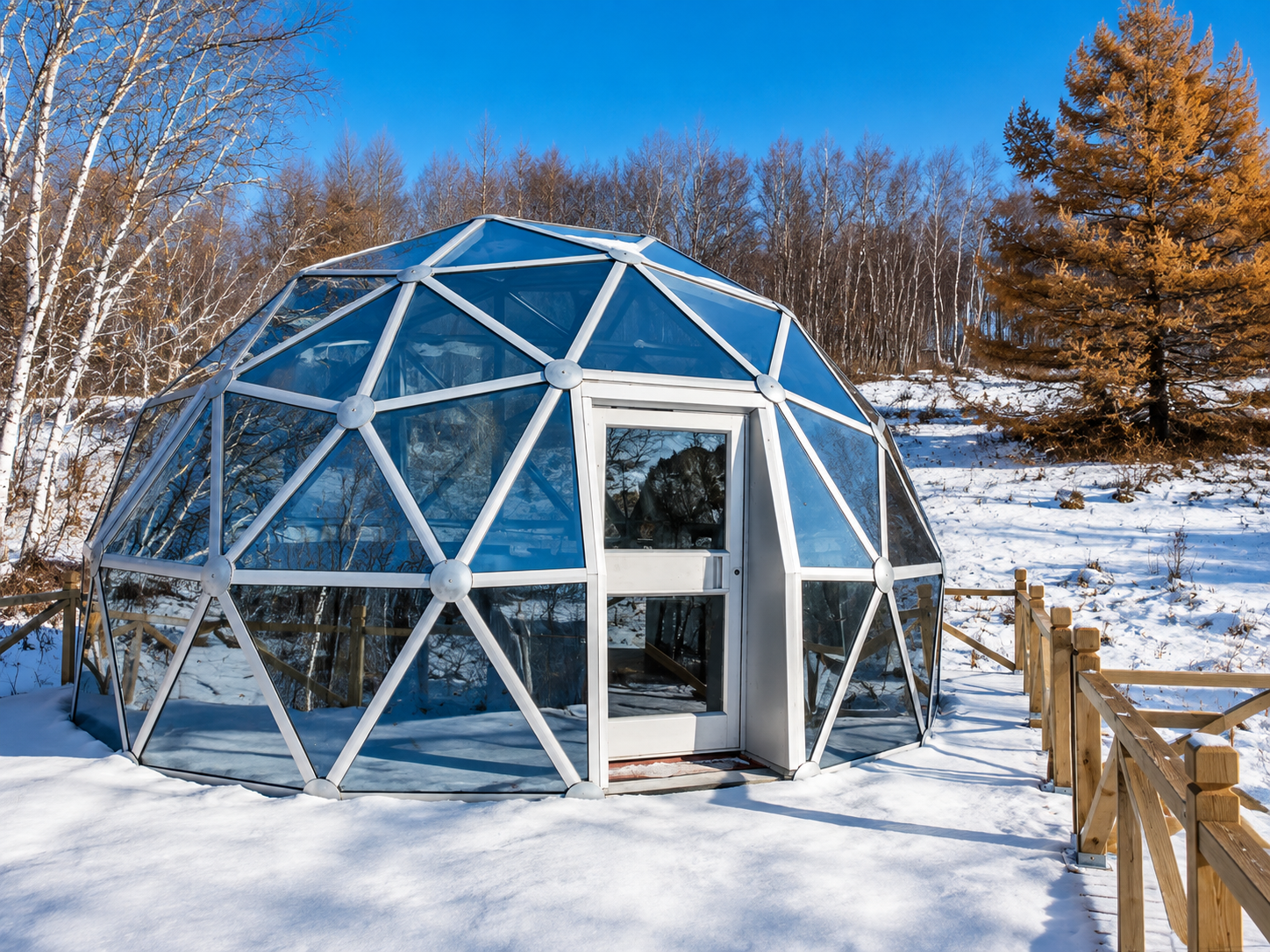 Glass Igloo Dome