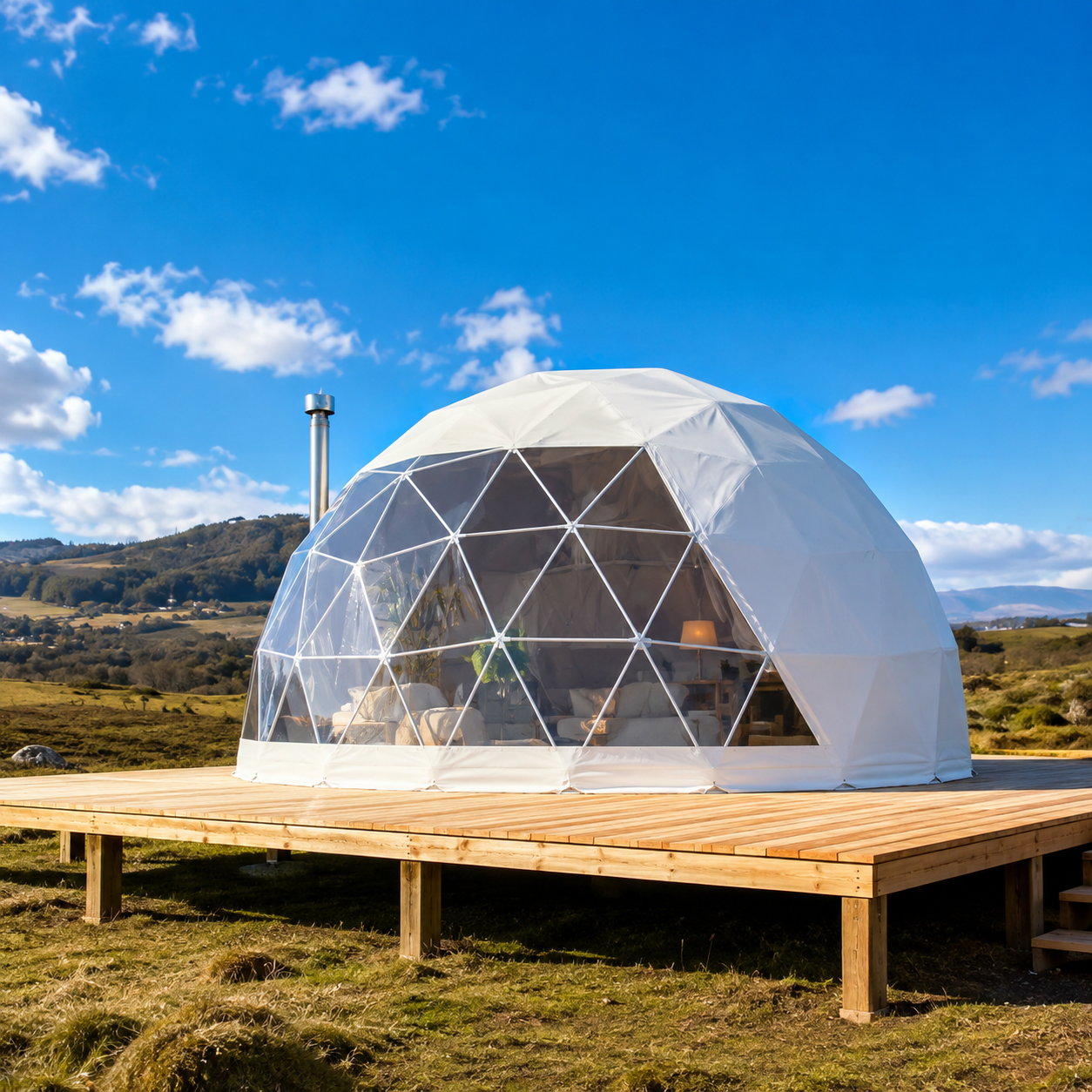 Mini Glamping Dome