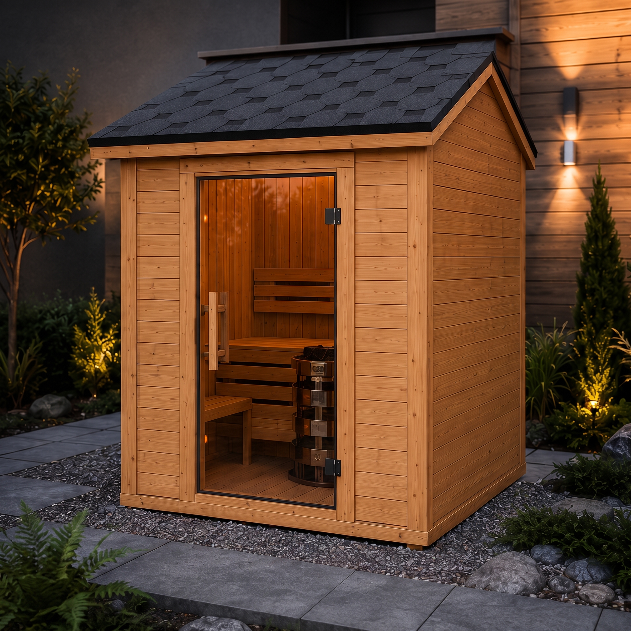 Premium Square Sauna