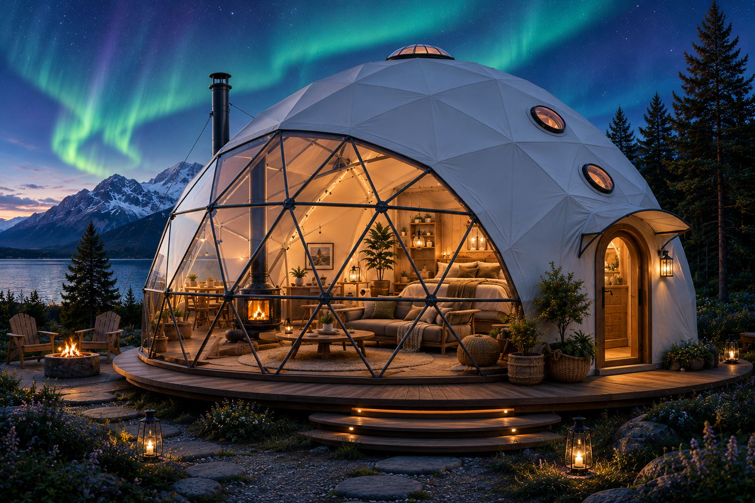 Aurora 20FT Geodesic Dome